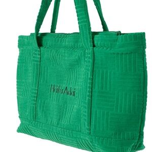 Hafa Adai Guam Green Textured Tote Bag